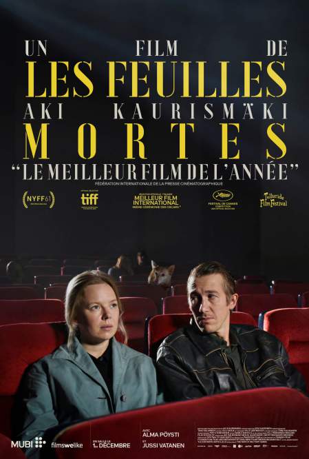 Affiche française du film Fallen Leaves d'Aki Kaurismäki